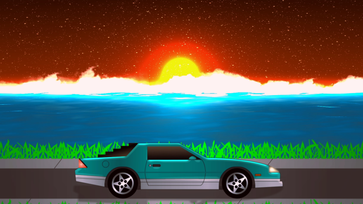 Sunset Drive - (Animated Music Video)