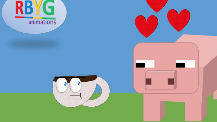 Tea Cup - Pig Love (Minecraft Animation)