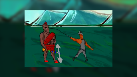 Spartan (jhondy) vs Fisherman ( Vix Viktor)