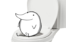 Berd goes potty