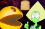 Peridot Pac-Man and a Slice of Bread