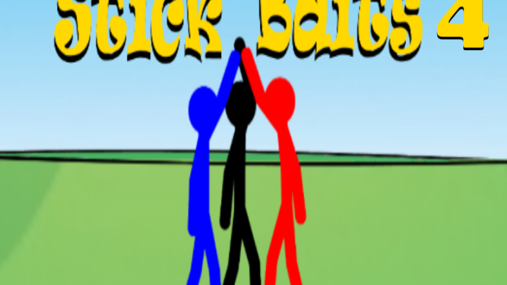 Stick Baits cartoon - Men and skateboards