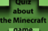 Quiz about Minecraft game