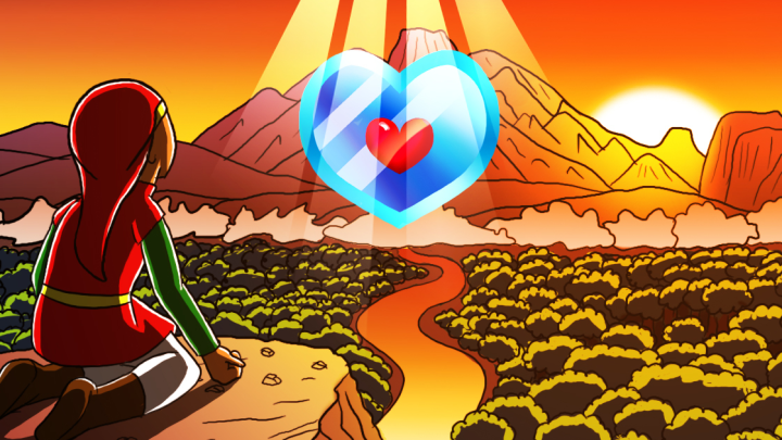 Finding the LAST heart piece in Zelda