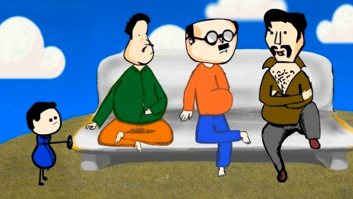 the 4 upright men of Kota with hindi Audio. Animation by Subin Philip