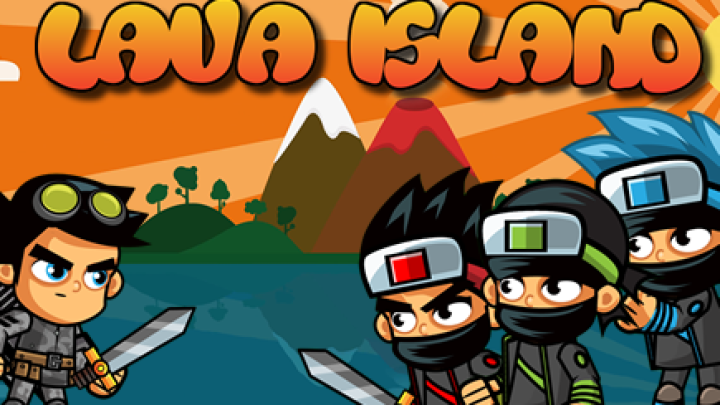 Lava Island: Shooting Action Adventure Platformer