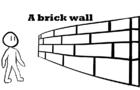 A brick wall
