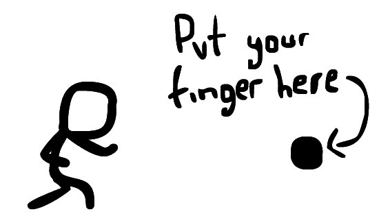 Put your Finger here