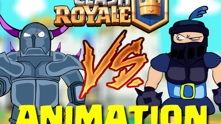 Clash Royale Animation #1: PEKKA VS Mega Knight (EPIC PARODY)