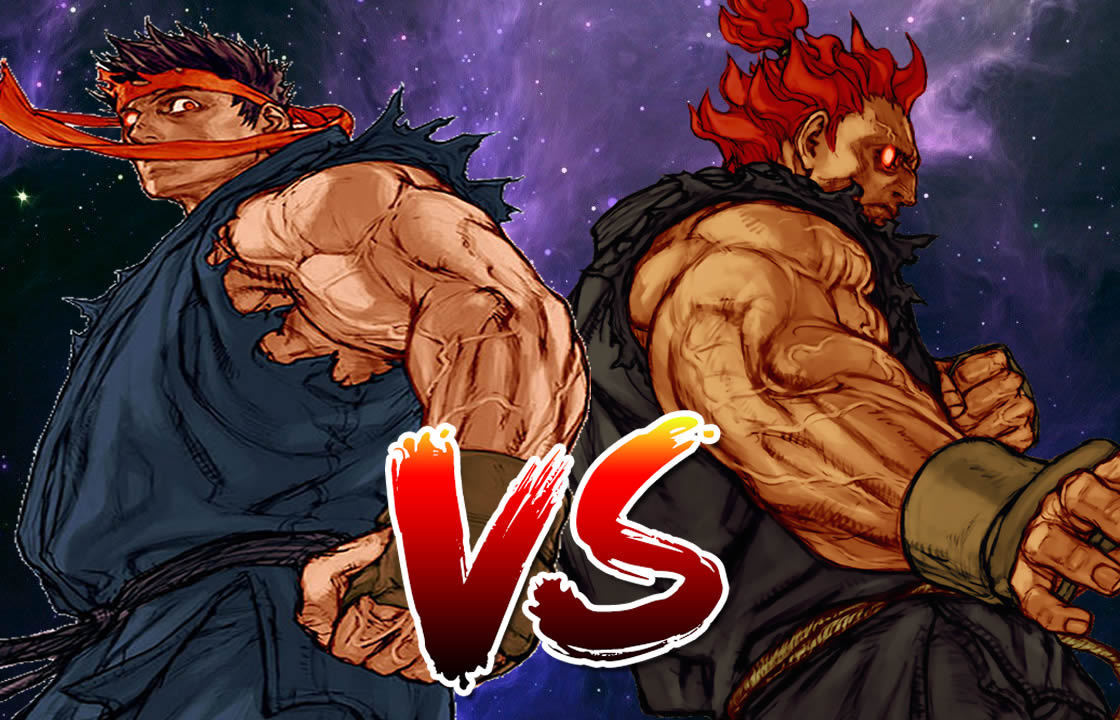 Evil Ryu Vs Akuma