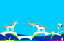 Crazy Talking Unicorn goes on a Rampage!
