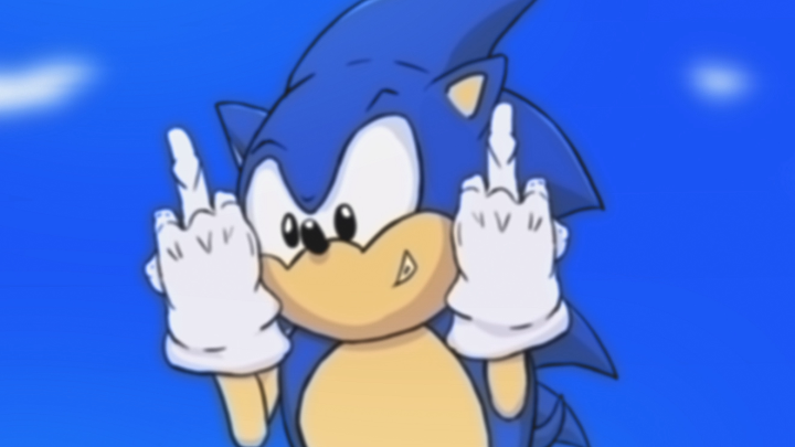 Sonic is an asshole