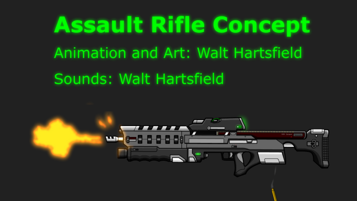 Assault Rifle Concept Animation V1