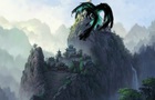 dragon by the mountain