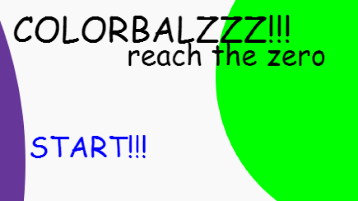 ColorBalzzz!!! reach the zero