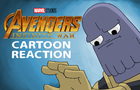 Avengers Infinity War Trailer Cartoon Reaction