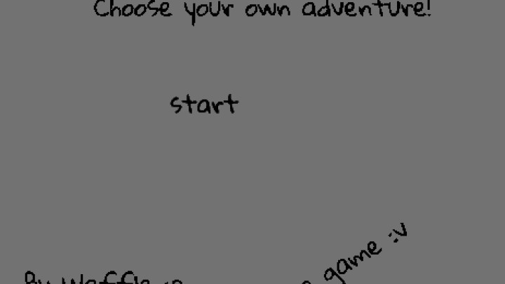 Choose Your Own Adventure - READ DESCRIPTION
