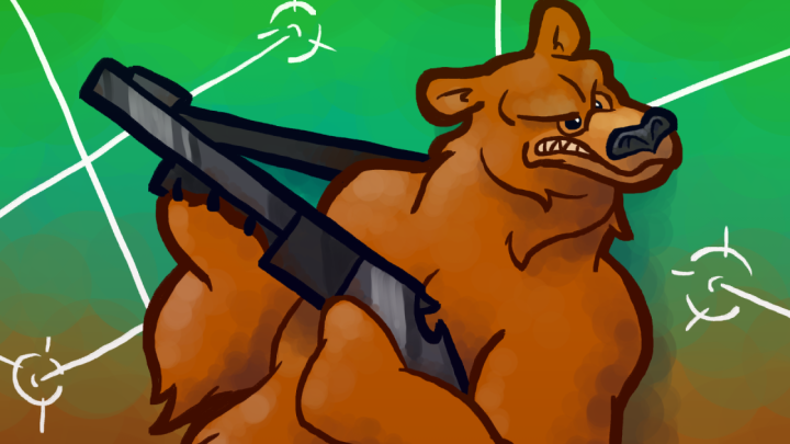 Bear with a Gun
