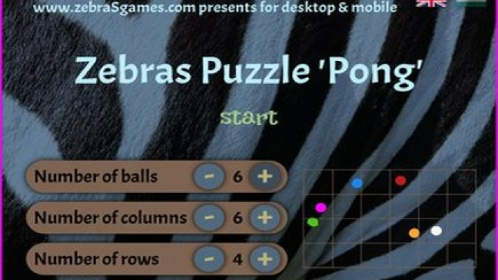 Zebras Puzzle Pong