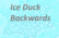 Ice Duck backwards