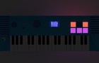 piano melody animation