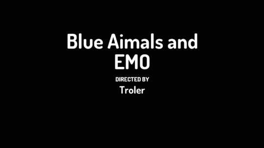 Blue animals and EMO