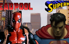 DEADPOOL VS SUPERMAN Stop Motion