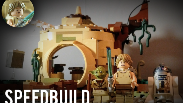 LEGO Yoda's hut 75208 Stop Motion Build! | Melhorar Productions