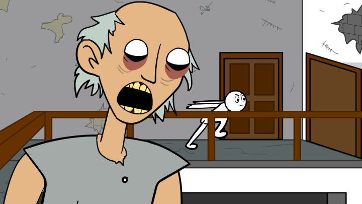 GRANNY THE HORROR GAME ANIMATION #1 : The Scary Granny (Parody) by JannerBros