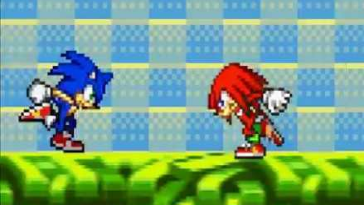 Sonic vs Knuckles Fight