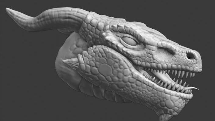 Dragon sculpt turntable