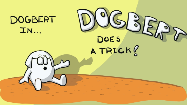 Dogbert Does a Trick