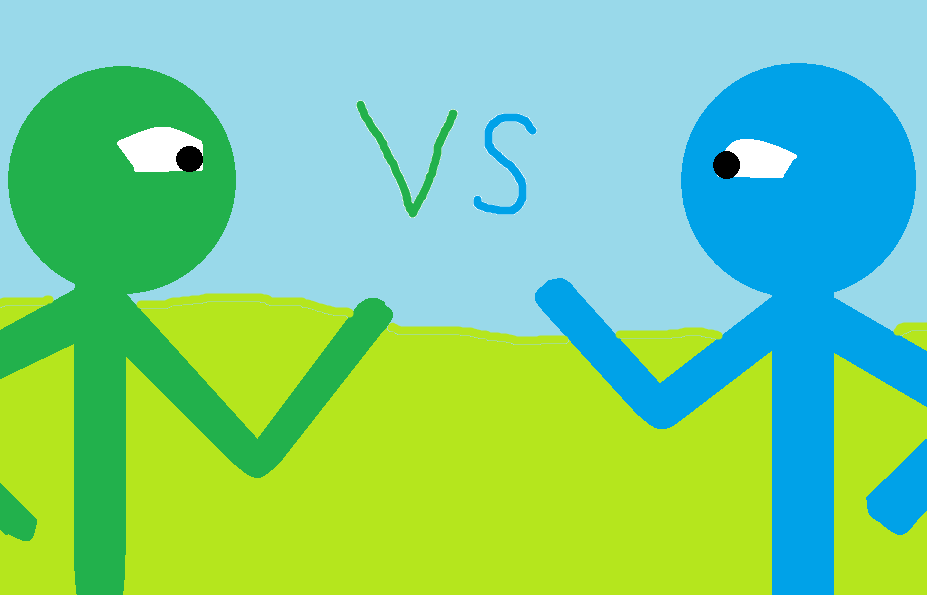 Green vs Blue
