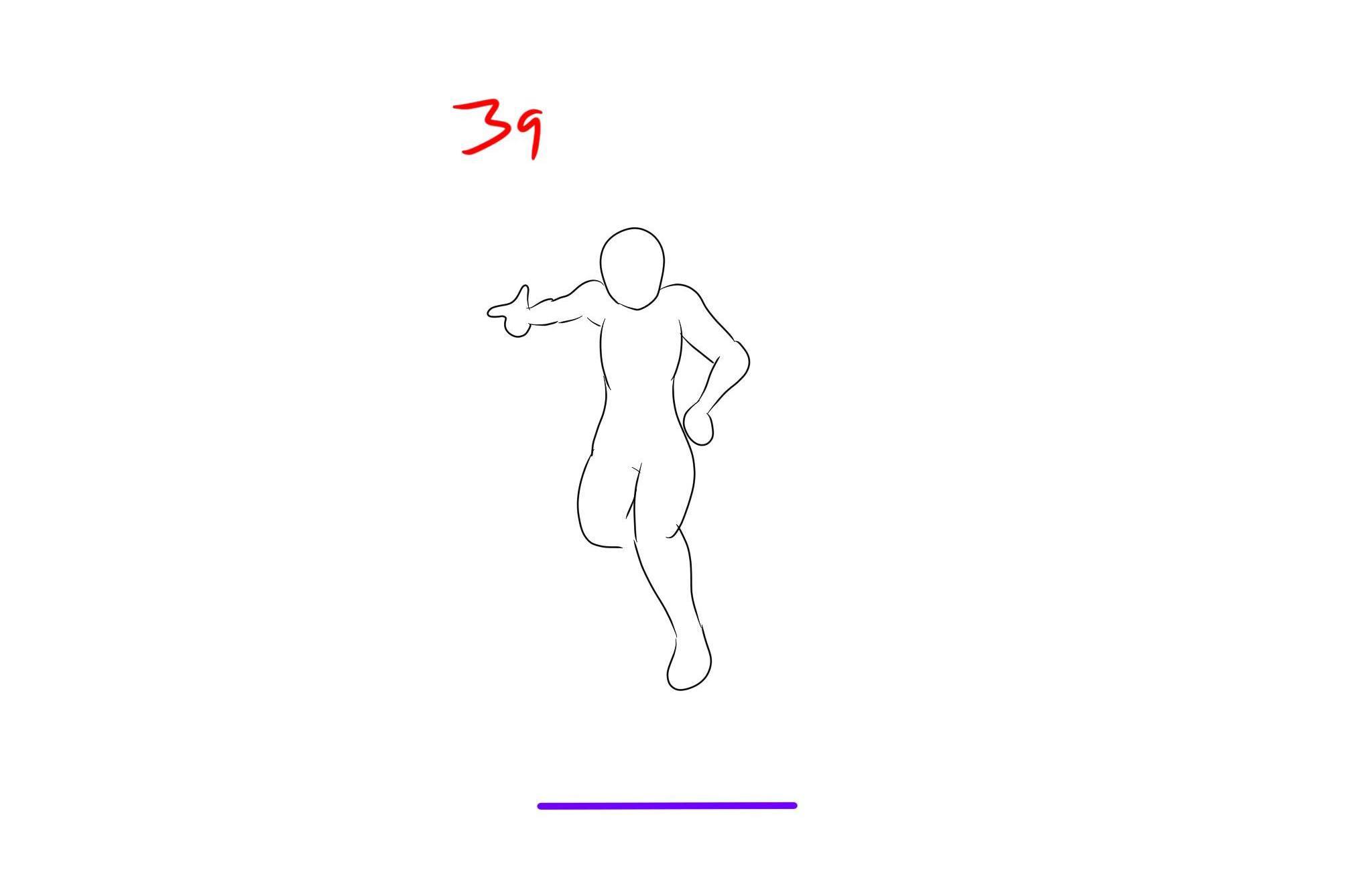 Fortnite default dance animation study