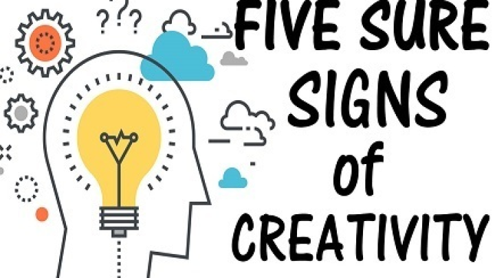 Five signs of creativity