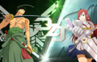 Roronao zoro VS Erza scarlet - (One piece VS Fairy tail) Animation