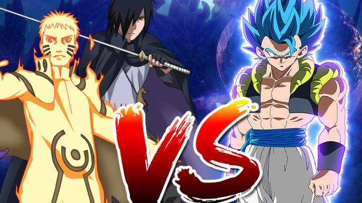 Hokage Naruto & Sasuke VS Gogeta