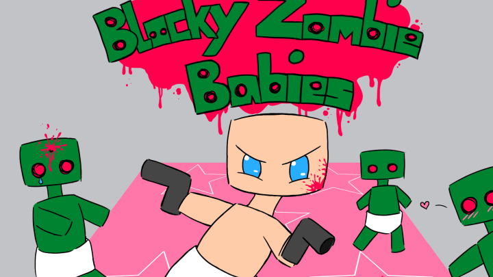 Blocky Zombie Babies