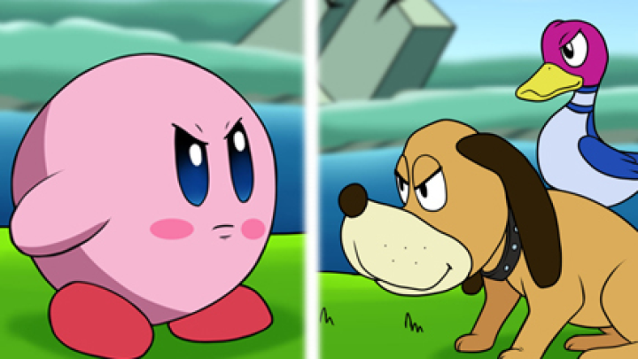 Kirby vs Duck Hunt