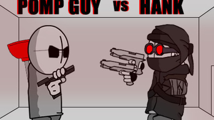 Pomp Guy vs Hank - My First Animation
