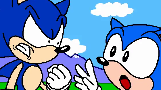Classic Sonic by Wildblur on Newgrounds