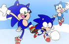 Modern Sonic &amp;amp; Classic Sonic Meet Dreamcast Sonic in Sonic Forces