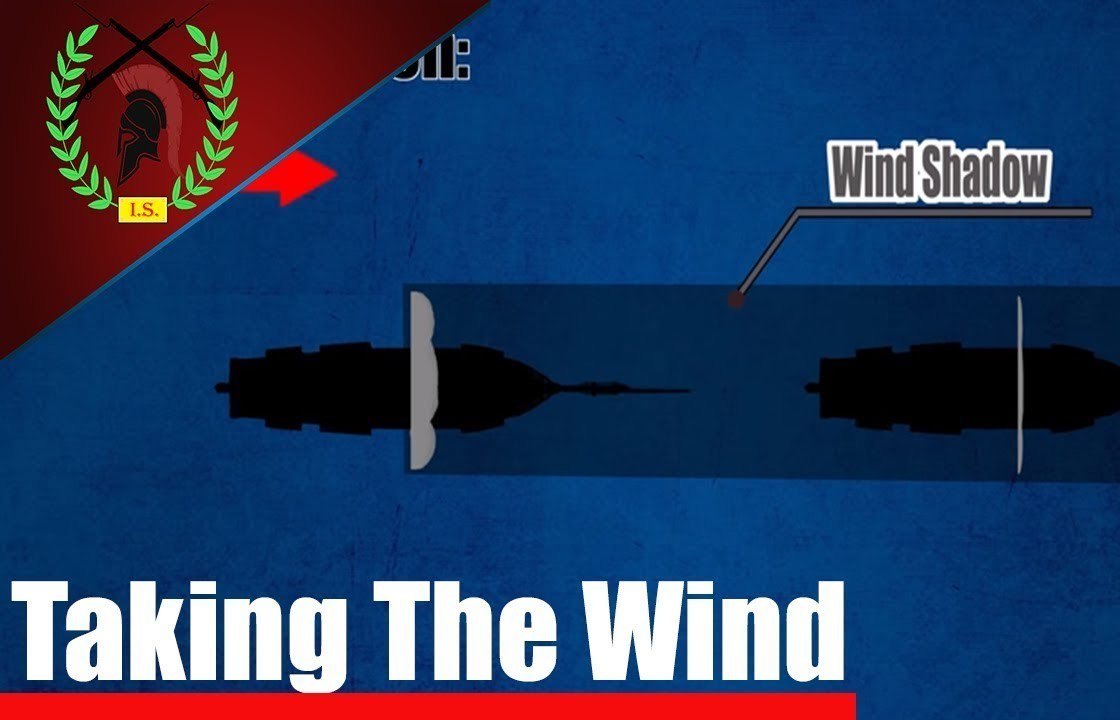 Origin of Taking The Wind From Someones Sails. Naval History Animated