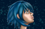 Blue Haired Girl Speedpaint