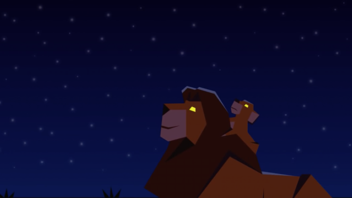 The Lion King on Broadway Animation