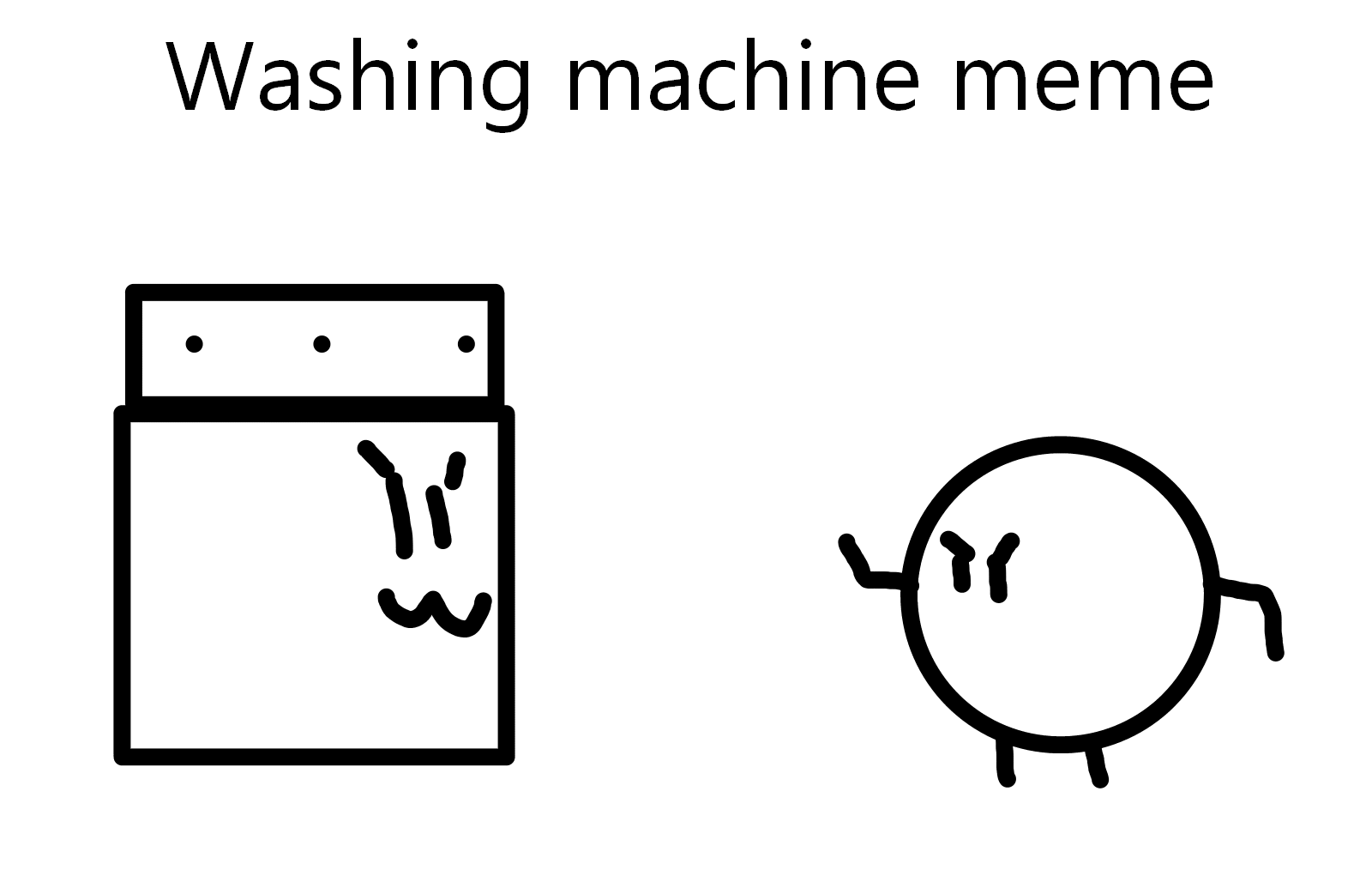 Washing machine meme