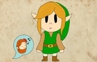 Link's Awakening Animation-Link and Marin