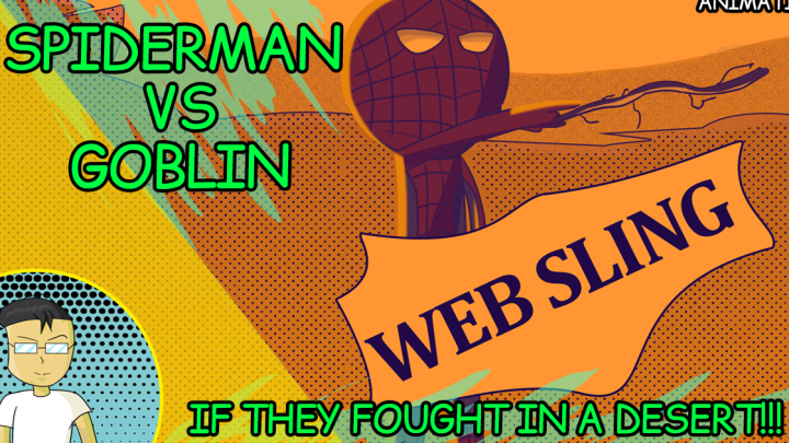 Spiderman VS Goblin , If They Fought In A Desert