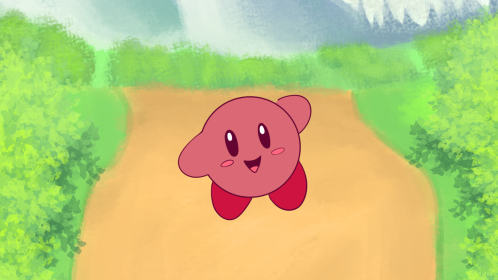 Kirby says hi