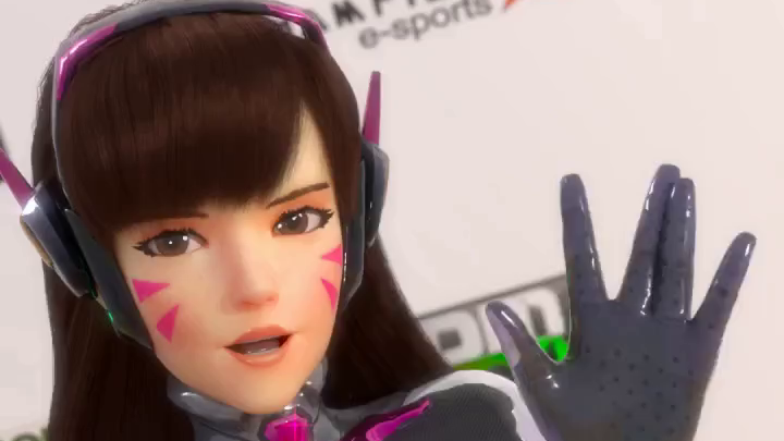 D.Va showing her fans some of her appreciation.